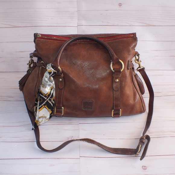 Dooney & Bourke Handbags - Dooney & Bourke Natural Leather Bag Purse